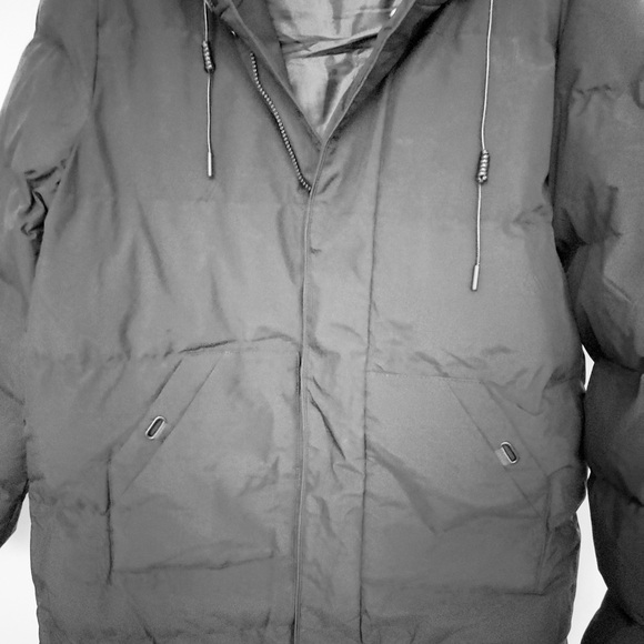 Black Puffer Jacket - Picture 2 of 3